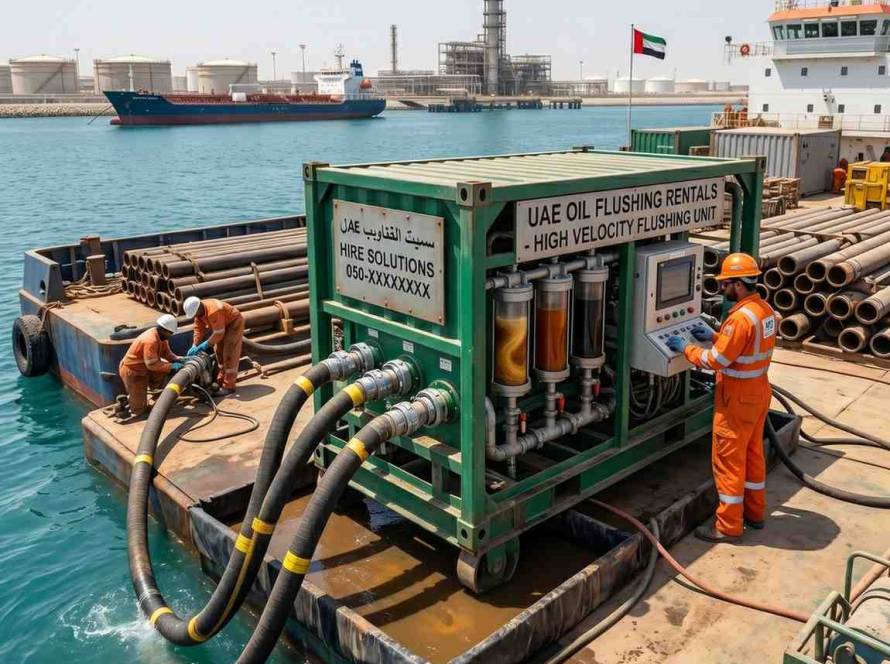 Oil Flushing Skid Rental in the UAE: Oil Flushing Unit Hire