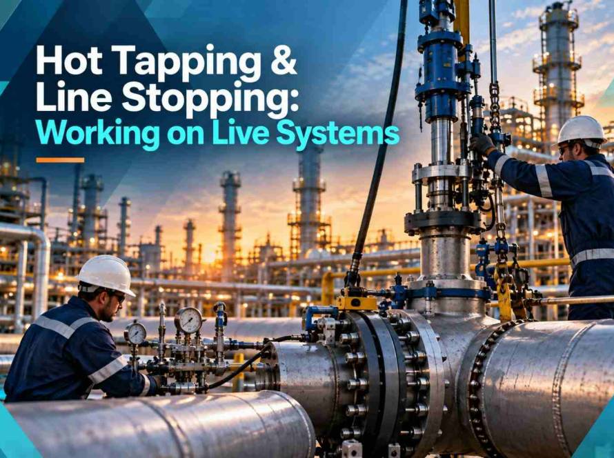 Hot Tapping & Line Stopping: A Complete Guide to Working on Live Systems in the UAE