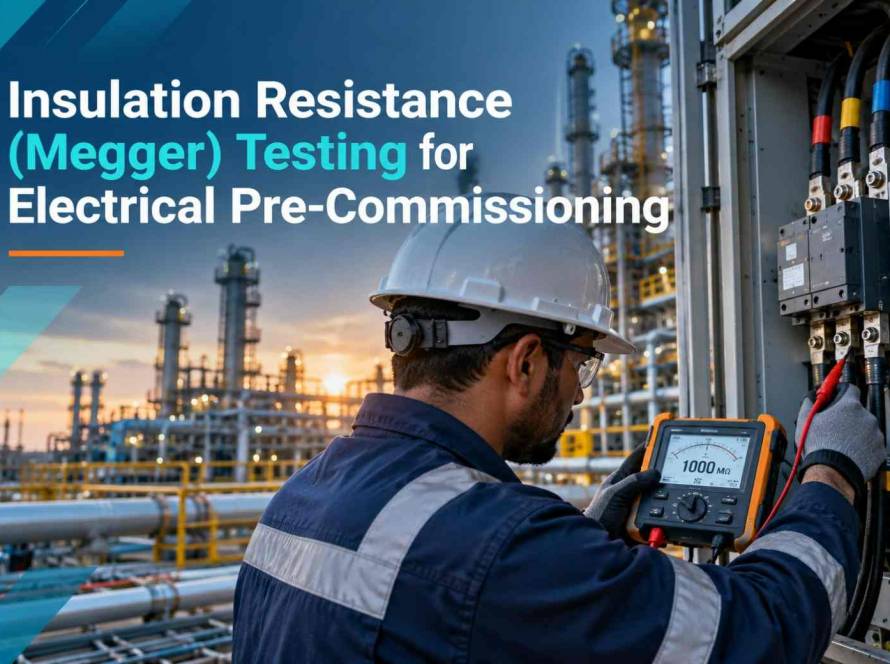 Insulation Resistance (Megger) Testing for Electrical Pre-Commissioning
