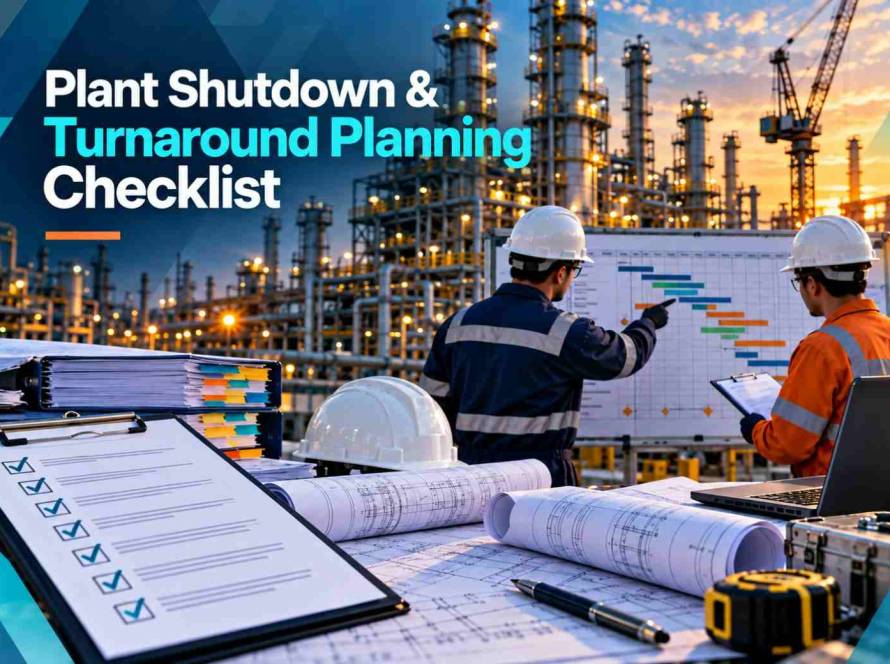 Plant Shutdown & Turnaround Planning Checklist: A Complete Guide for UAE Facilities