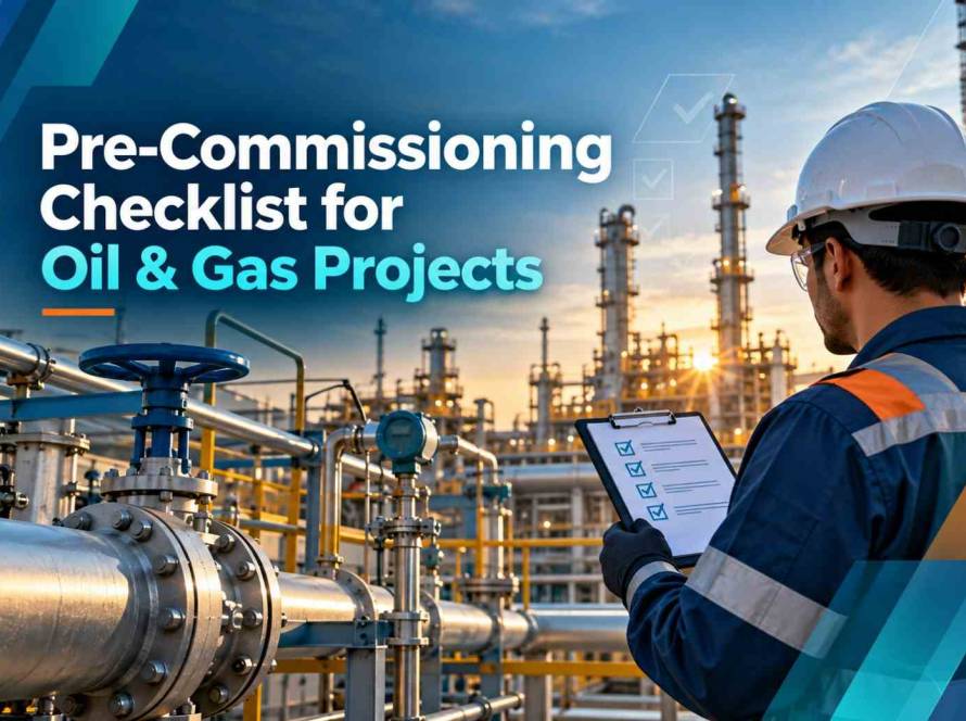 Pre-Commissioning Checklist for Oil & Gas Projects